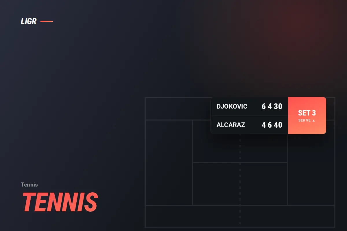 Tennis Scoreboard Graphics: Every Score State