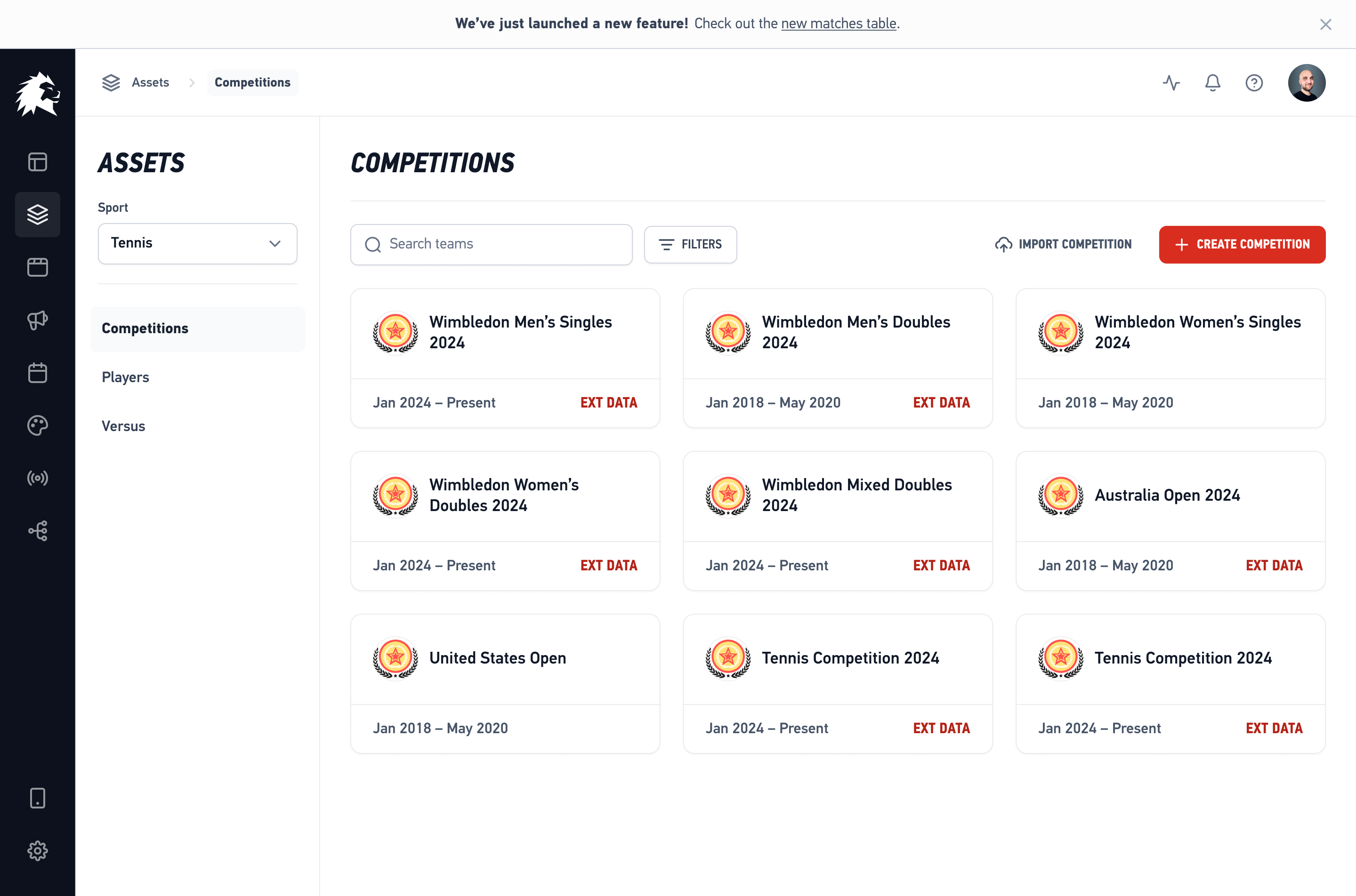 LIGR Competitions — manage tournaments and leagues