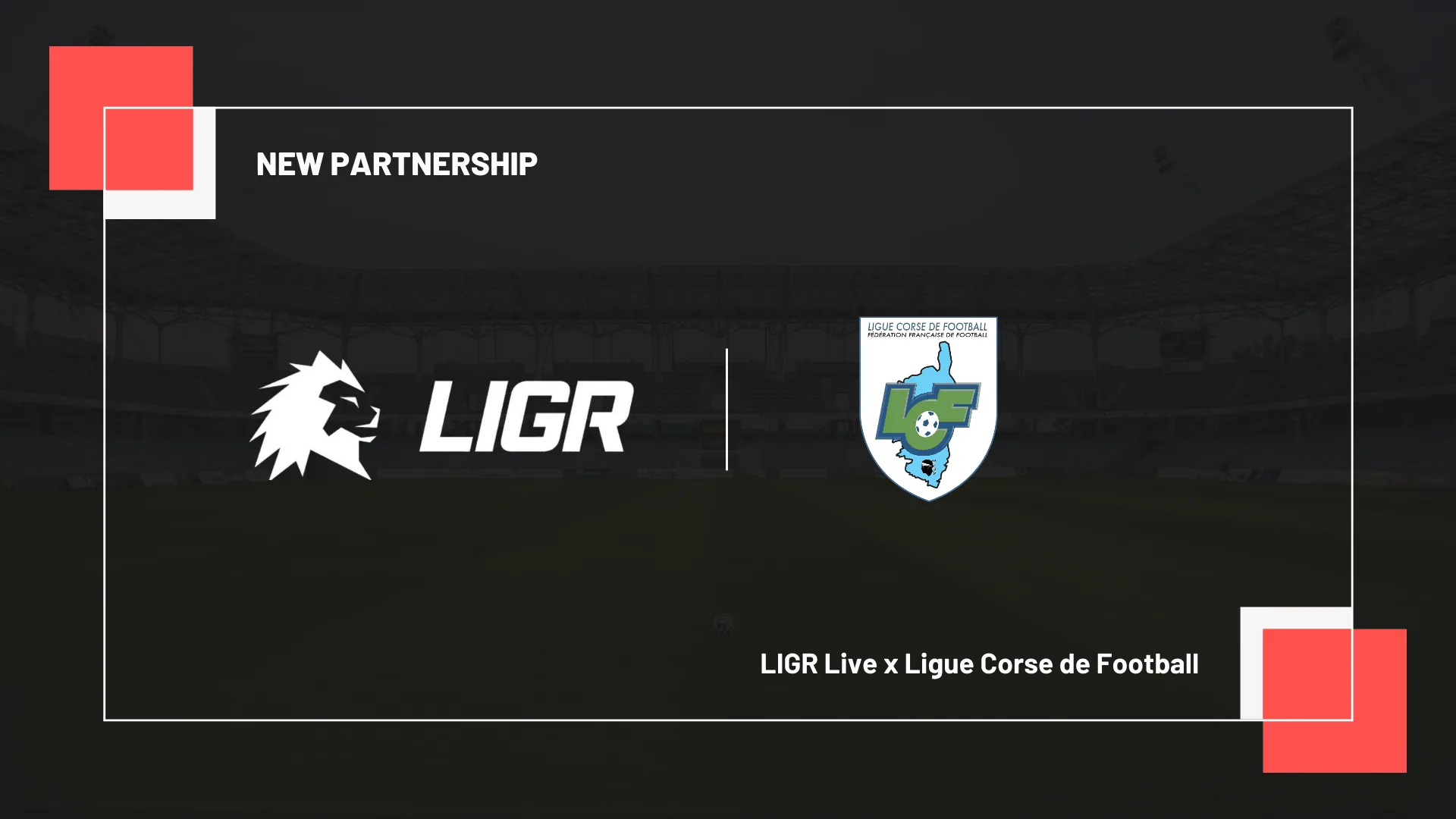 A Corsican Football League broadcast