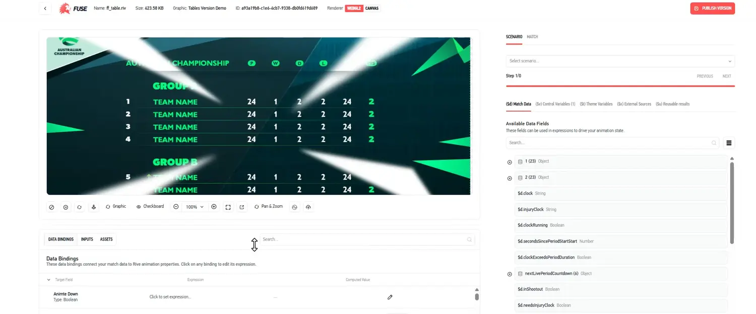 Fuse: where a broadcast graphic gets its brain